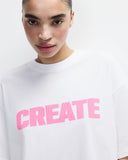 H&M Oversized T-Shirt white