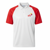 Raglan Polo - Corporate - Performance Mesh Lycra - Red/White