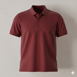 Polo - Corporate - Performance Mesh Lycra - Maroon