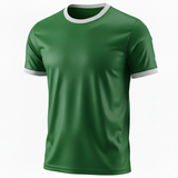 Ringer Tee - Corporate - Performance Mesh Lycra - Green/White