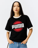 P Ringer Revolve Tee Black/White