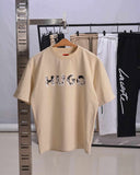 HUGO T-shirt Nalono Relaxed fit Beige 2.0