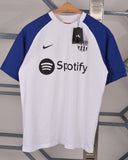 FC Barcelona Drop Shoulder Raglan T shirt White/blue
