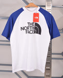 The North Face Drop Shoulder Raglan T shirt White/Blue