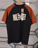 Levi's Classic Graphic Drop Shoulder Raglan T shirt  Black/Orange