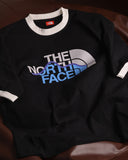 North Face Varsity Graphic  Ringer Black/White Drop Shoulder T-Shirt 2.0