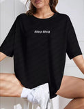 H&M Oversized T-Shirt black