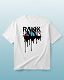 RAWx - Ultimate   Drop Shoulder - Oversized Crew Neck White  - Bleed