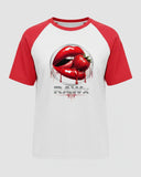 Ultimate   Drop Shoulder - Oversized Crew Neck White  - Red Lust