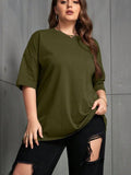 H&M Oversized T-Shirt Olive