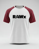 RAWx - Raglan   Drop Shoulder - Oversized Crew Neck White/Black