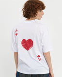 H&M Oversized T-Shirt WHITE A LOVE