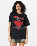 Reply Black Sportswear Essential T-Shirt chest print