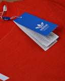 ESSENTIALS SINGLE JERSEY BIG LOGO TEE RED