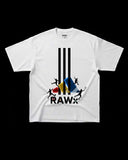 RAWx Classic Graphic Drop Shoulder White tshirt