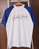 Jack&Jones Star Drop Shoulder Raglan T shirt  Blue/White