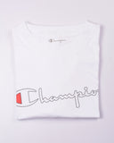 Champion Classic Graphic T-Shirt, Script Logo White
