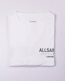 ALLSAINTS Underground Oversized Crew Neck T-Shirt White