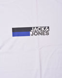 Jack & Jones Corp Logo Play SS O-Neck Tee Mens White
