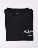 ALLSAINTS Underground Oversized Crew Neck T-Shirt Black