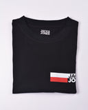 Jack & Jones Corp Logo Play SS O-Neck Tee Mens Black