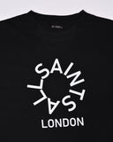 ALLSAINTS Tierra Oversized Crew Neck Logo T-Shirt Black
