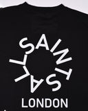 ALLSAINTS Tierra Oversized Crew Neck Logo T-Shirt Black