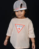 Guess Kid's Drop Shoulder T-shirt Beige