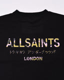 ALLSAINTS Underground Oversized Crew Neck T-Shirt Camouflage