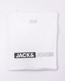 Jack&Jones Printed Crew Neck T-Shirt JJECORP White