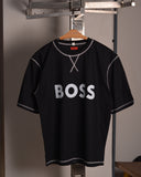 Hugo Boss Logo  Contrast Stitch T-shirt