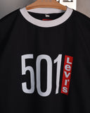 Levi's  Vintage Fit Graphic Ringer  Tee Black