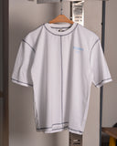 Allsaints  Contrast Stitch TEE White