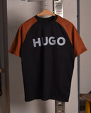 HUGO Dulivio Raglan Black/Brown T-shirt