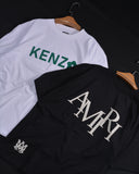 AMIRI STAGGERED TEE BLACK