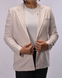 KIABI Linen blazer AED 169 Pink