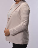 KIABI Linen blazer AED 169 Pink