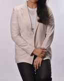 KIABI Linen blazer AED 169 Pink