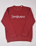 Premium French Terry Sweatshirt - Men- Black Maroon White - RAW