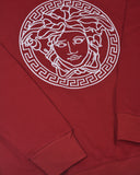 Premium French Terry Sweatshirt - Men- Black Maroon White - RAW