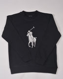 Premium French Terry Sweatshirt - Men- Black Maroon White - RAW