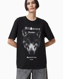 ALLSAINTS Black Dawn Boyfriend 100% Organic Cotton T-Shirt