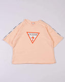 Guess Kid's Drop Shoulder T-shirt Beige