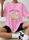 H&M Oversized PINK TSHIRT