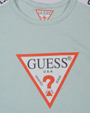 Guess Kid's Drop Shoulder T-shirt(Mint)