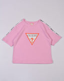 Guess Kid's Drop Shoulder T-shirt  - Pink