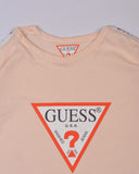 Guess Kid's Drop Shoulder T-shirt Beige