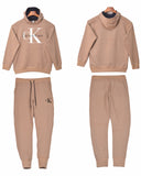 Calvin Klein French Terry Set Beige