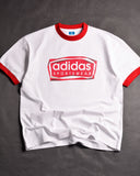 Adidas  M FLD SPW LOGO Ringer White/Red Drop Shoulder T-Shirt