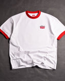Levis Graphic Ringer J.V. T-Shirt White/Red Drop Shoulder T-Shirt